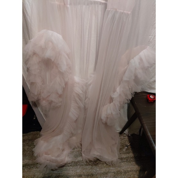 Unbranded Pink Size Small Oversized Women's Long Sleeve Maternity Robe Photoshot - Picture 11 of 13